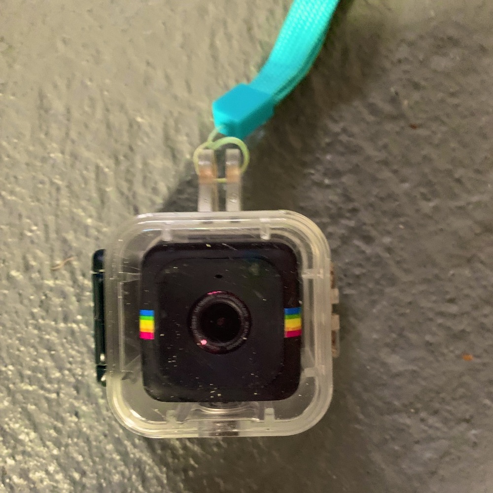 A waterproof go pro camera